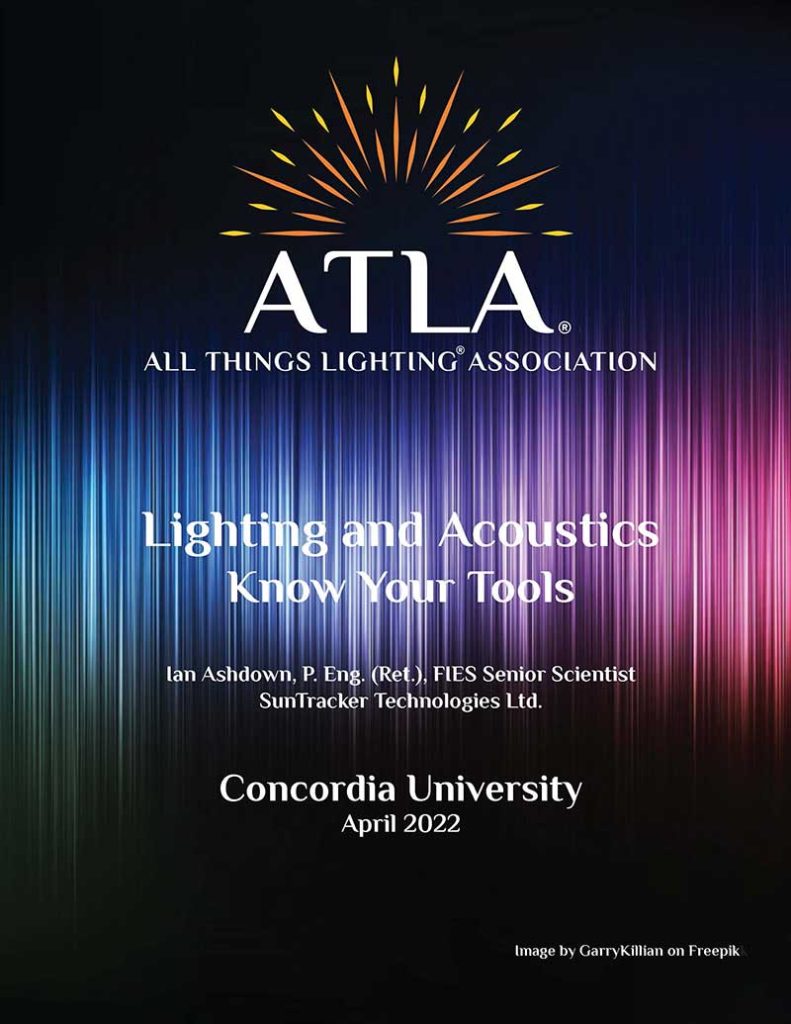 Lighting and Acoustics: Know Your Tools